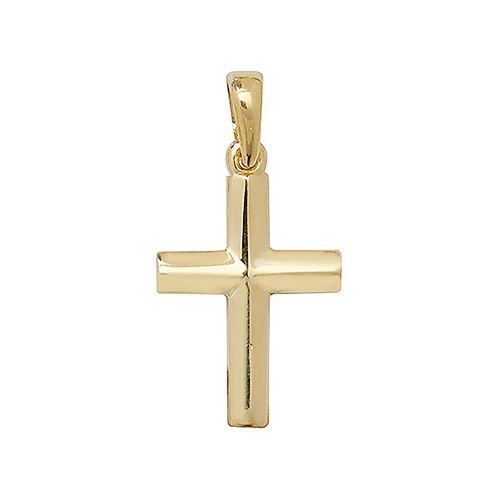 9CT YEL GOLD CROSS PENDANT