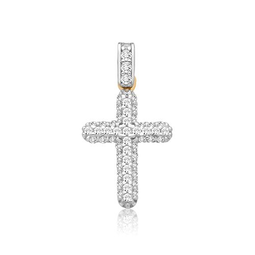 9CT YELLOW GOLD CROSS PENDANT