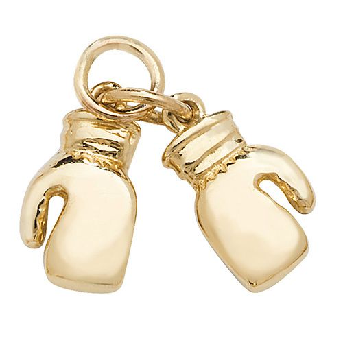 9CT YEL GOLD SML DBL BOXING GLOVE PENDANT
