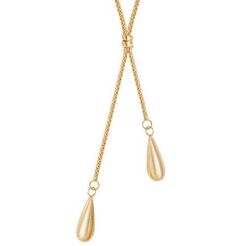 9CT YEL GOLD LADIES' 18+2.5 INCH NECKLET