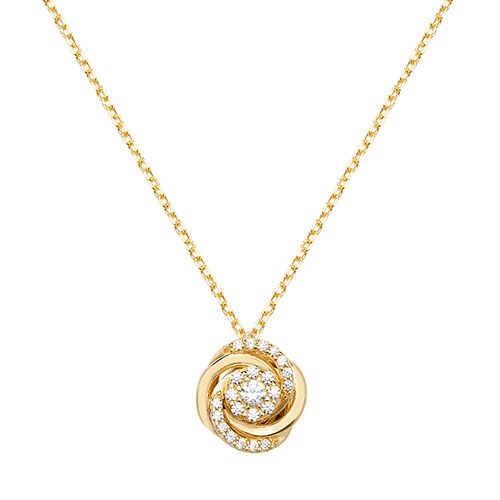 9CT YEL GOLD LADIES' 18 INCH NECKLET