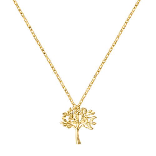 9CT YEL GOLD LADIES' PENDANT ON 16+2 INCH CHAIN