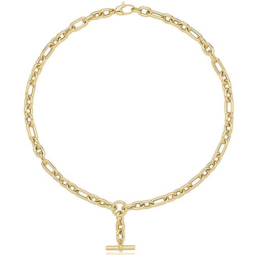 9CT YEL GOLD HOLLOW NECKLACE