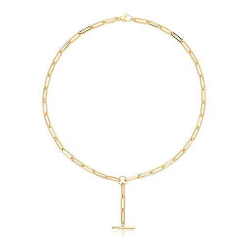 9CT YEL GOLD HOLLOW NECKLACE