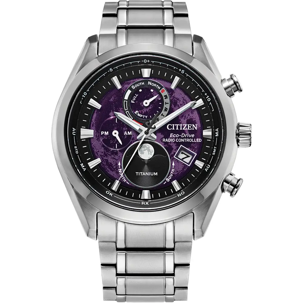 'Tsuki-Yomi' Radio-Controlled Moonphase