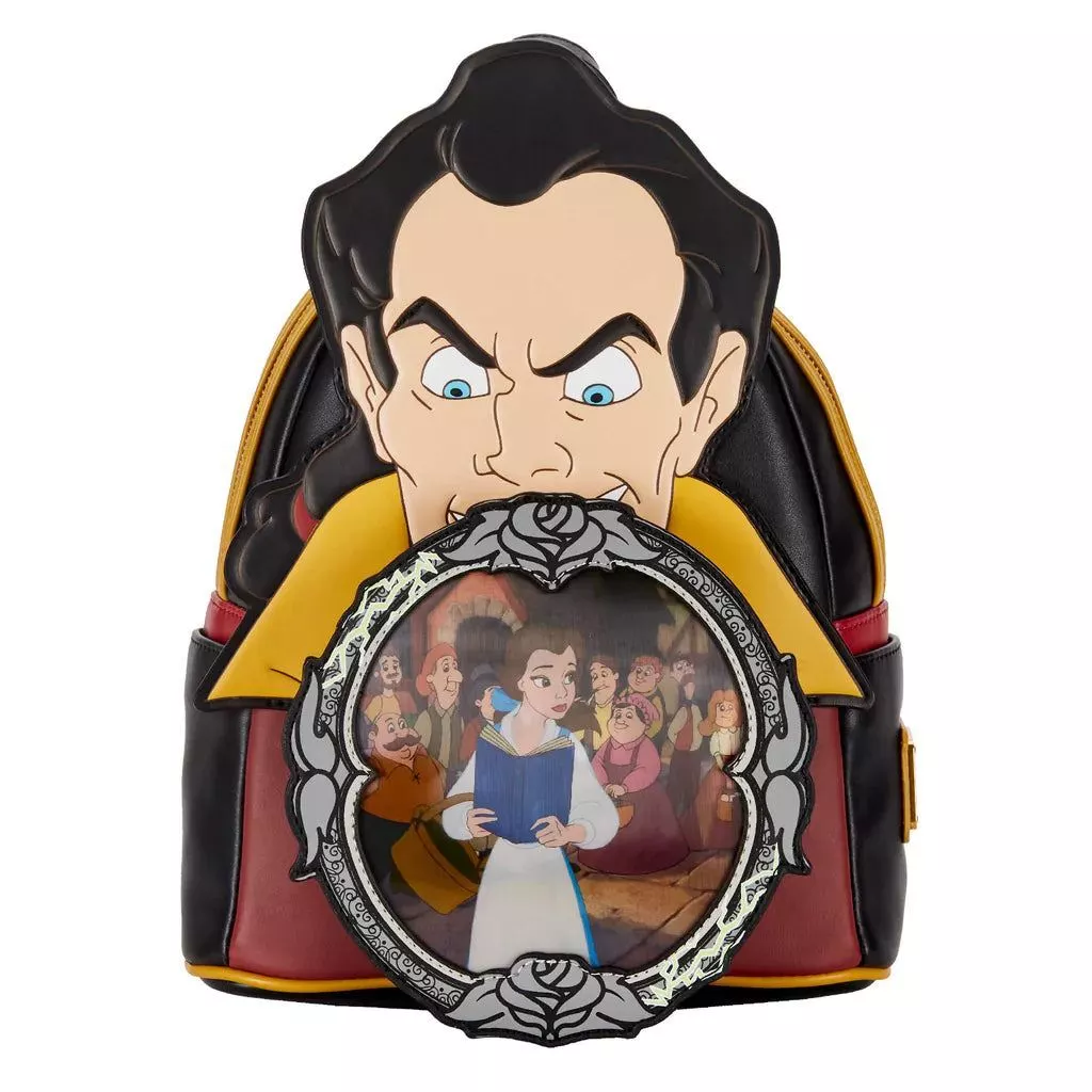 Loungefly Bag Disney Beauty & the Beast Gaston Villains Mini Backpack