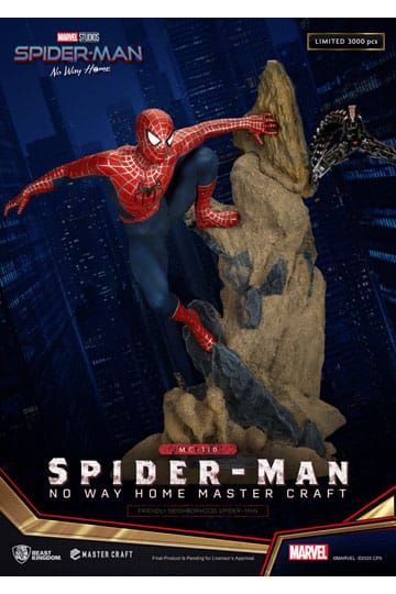 Spider-Man: No Way Home Master Craft Statue Friendly Neighborhood Spider-Man 36 cm