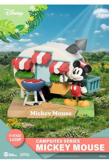 Disney D-Stage Campsite Series PVC Diorama Mickey Mouse Special Edition 10 cm