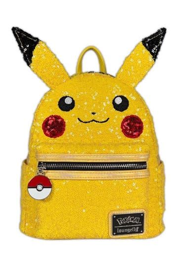 Pokemon by Loungefly Mini Backpack World 1-1 Sequin Pikachu Cosplay