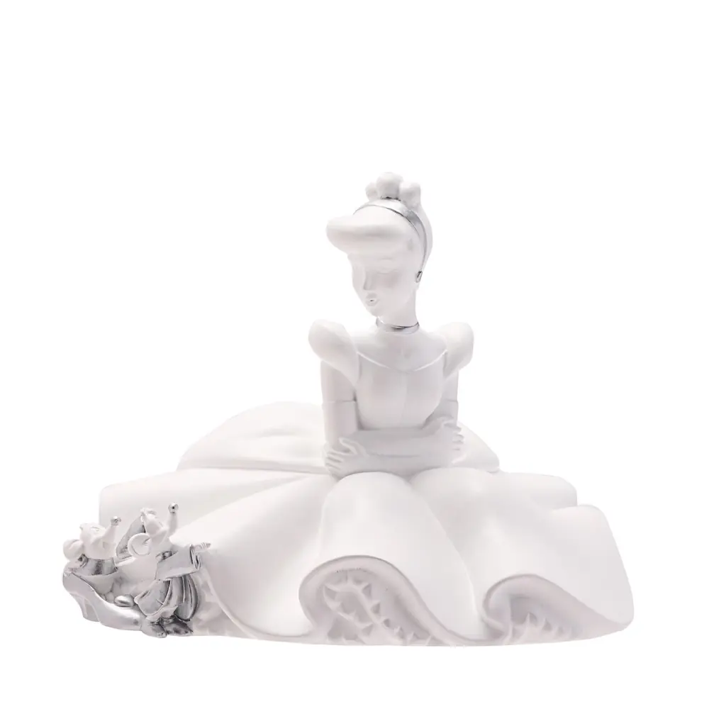 Disney 100 Cinderella Money Bank White Resin