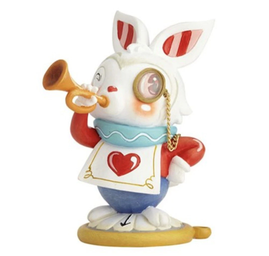 Miss Mindy Disney Alice in Wonderland White Rabbit Figurine