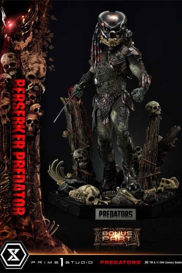 Predators Statue Berserker Predator Deluxe Bonus Version 100 cm