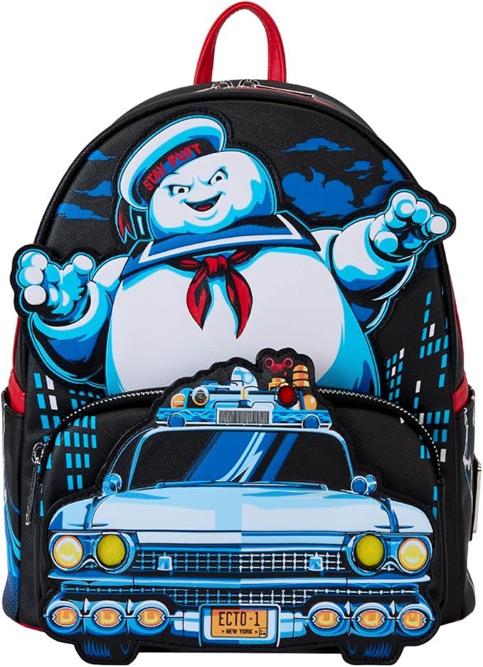 Loungefly Ghostbusters Stay Puft Ecto 1 Mini Backpack