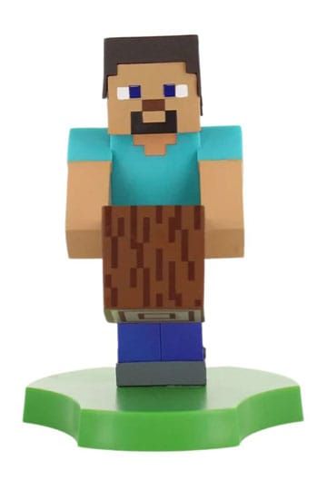 Minecraft Steve Guys Holdems Cable Guys Mini Device Holder and Phone Stand 11cm