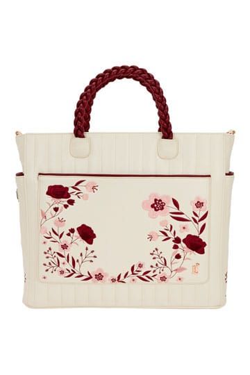 Loungefly Crossbody Bag Figural Cream & Red Floral