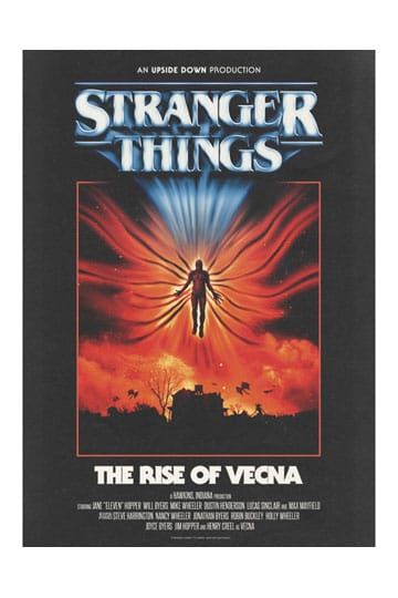 Stranger Things Art Print The Rise of Vecna Limited Edition 42 x 30 cm