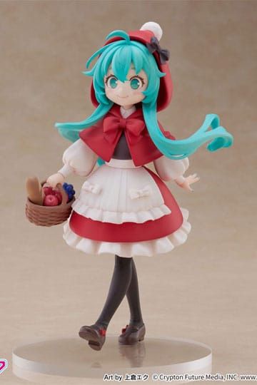 Hatsune Miku Desktop Fairy PVC Statue Hatsune Miku Little red riding hood Ver. 16 cm