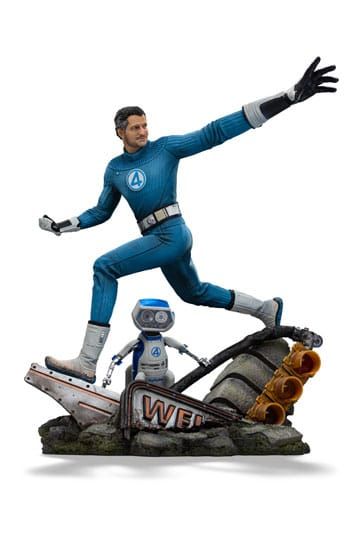 Fantastic Four Art Scale Statue 1/10 Mr. Fantastic and H.E.R.B.I.E 26 cm