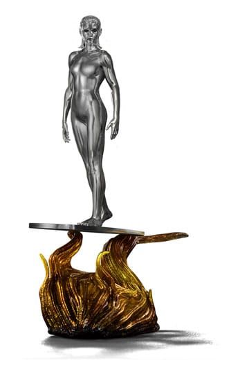 Fantastic Four Art Scale Statue 1/10 Silver Surfer 27 cm