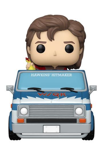 Stranger Things POP! Rides Deluxe Vinyl Steve with The Squawk Van Exclusive 9 cm