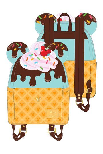 Disney by Loungefly Backpack Mickey and Minnie Sweets Ice Cream