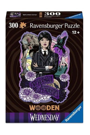 Wednesday WOODEN Jigsaw Puzzle Wednesday Addams (300 pieces)