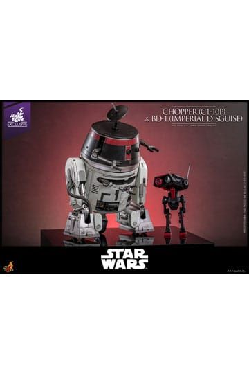 Star Wars Action Figure Set 1/6 Chopper (C1-10P™) & BD-1™ (Imperial Disguise) 18 cm & 8 cm