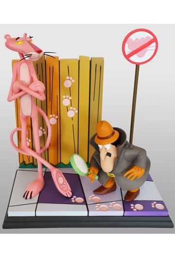 The Pink Panther Statue Pink Panther & The Inspector 41 cm