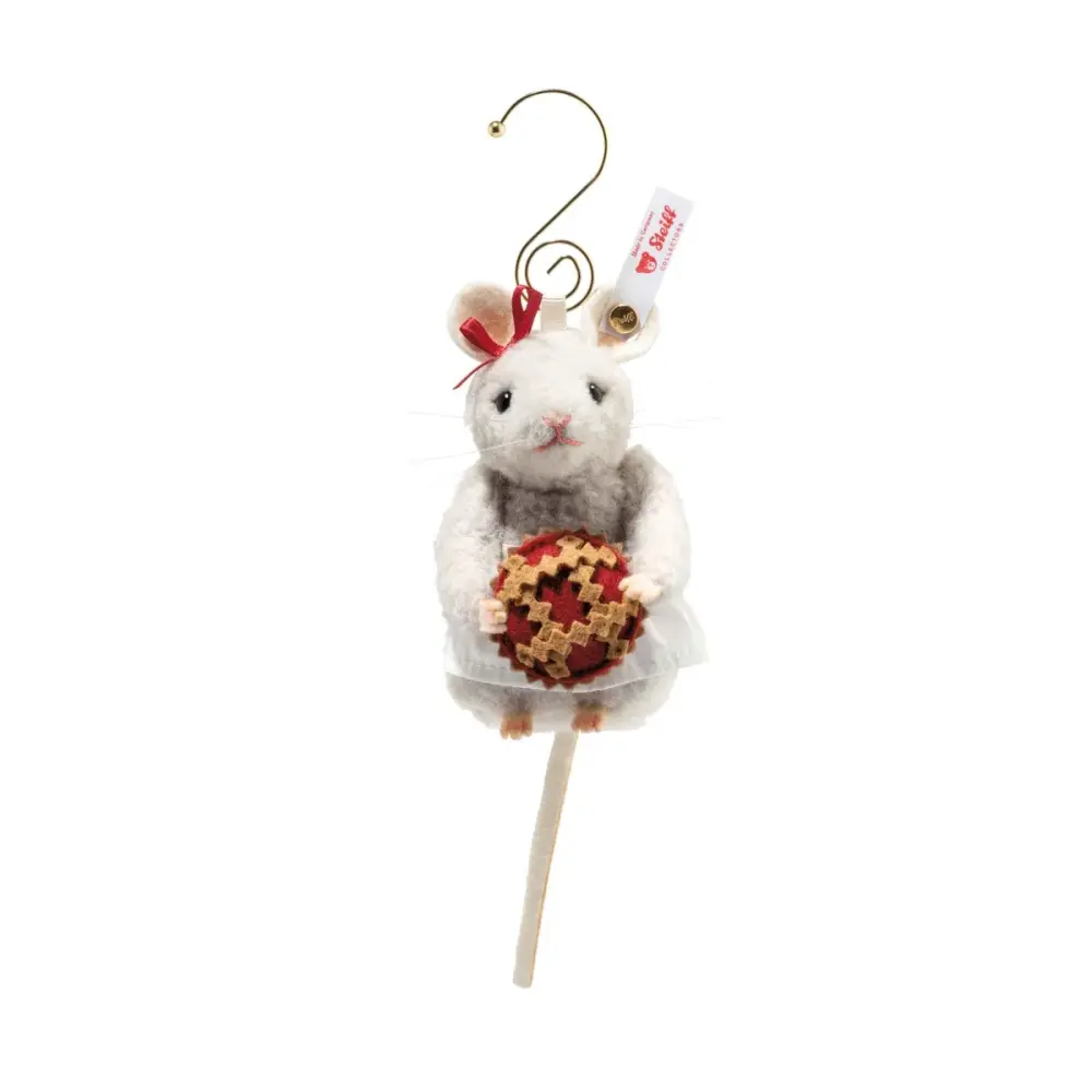 Christmas bakery mouse ornament