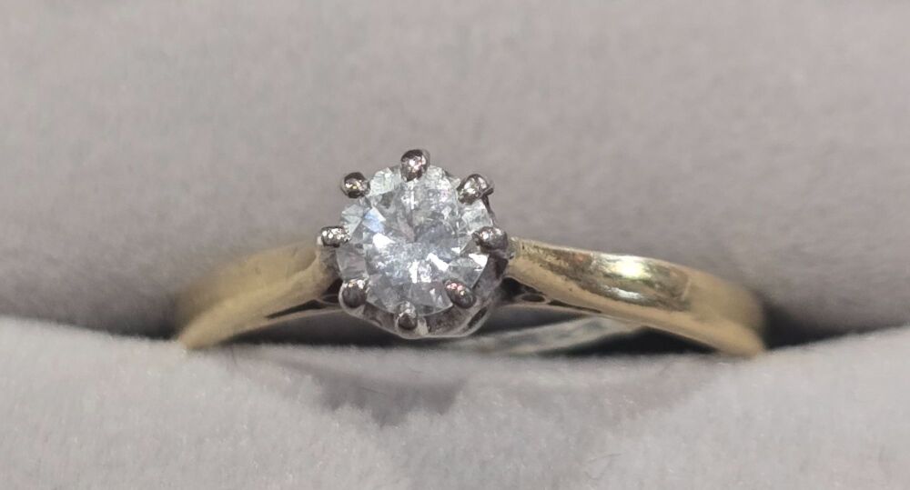 18ct Diamond 0.33ct Ring