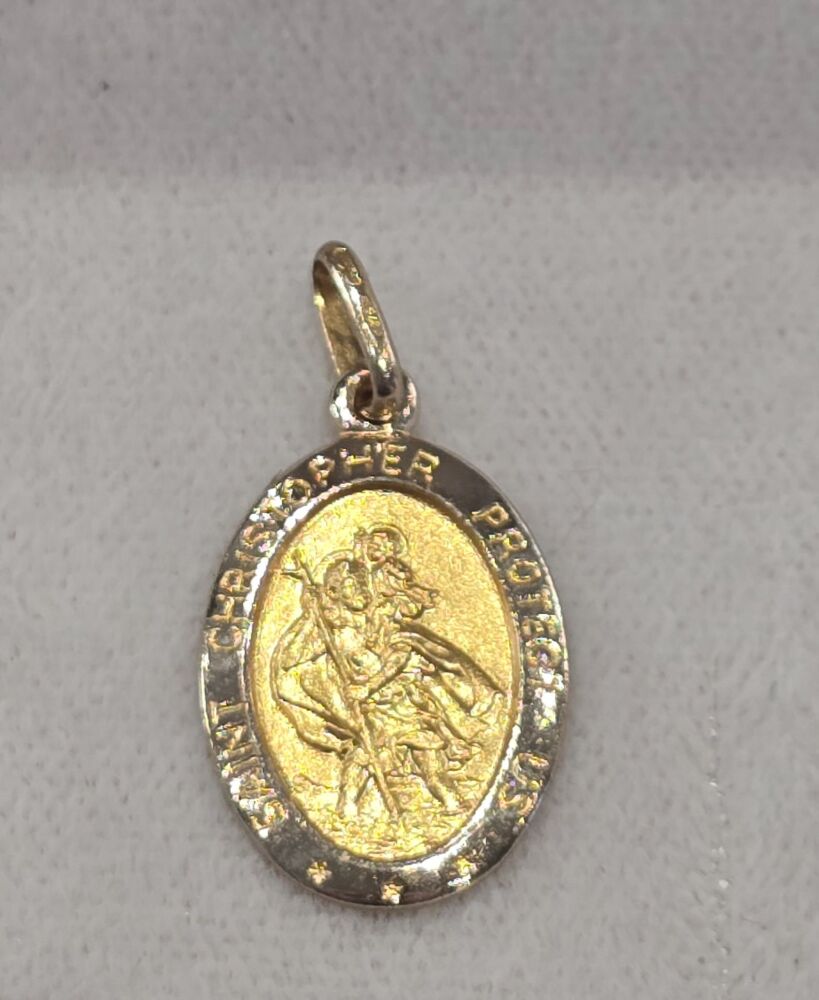 9ct St Christopher Pendent