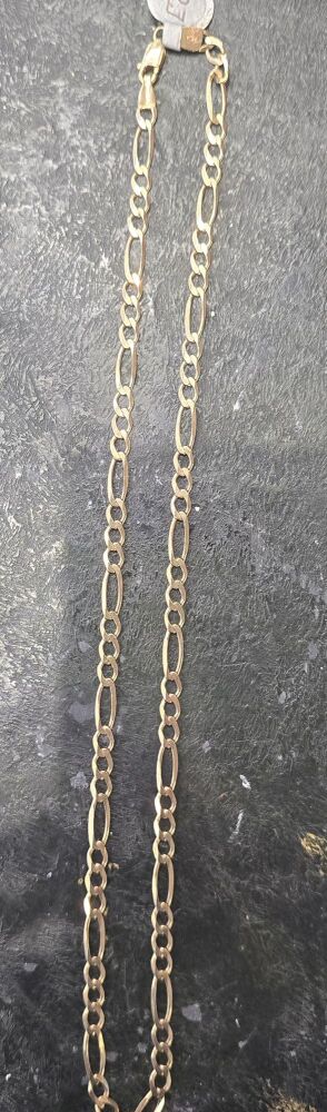 9ct Figero 18" Chain