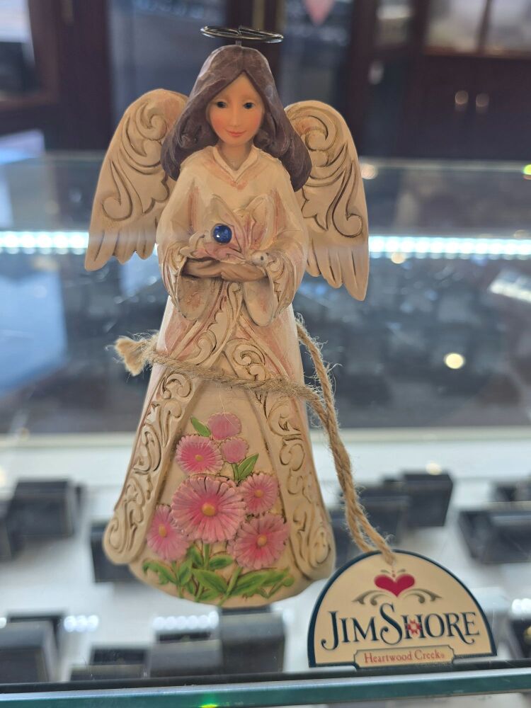 RARE Jim Shore Heartwood creek angel September 6001570