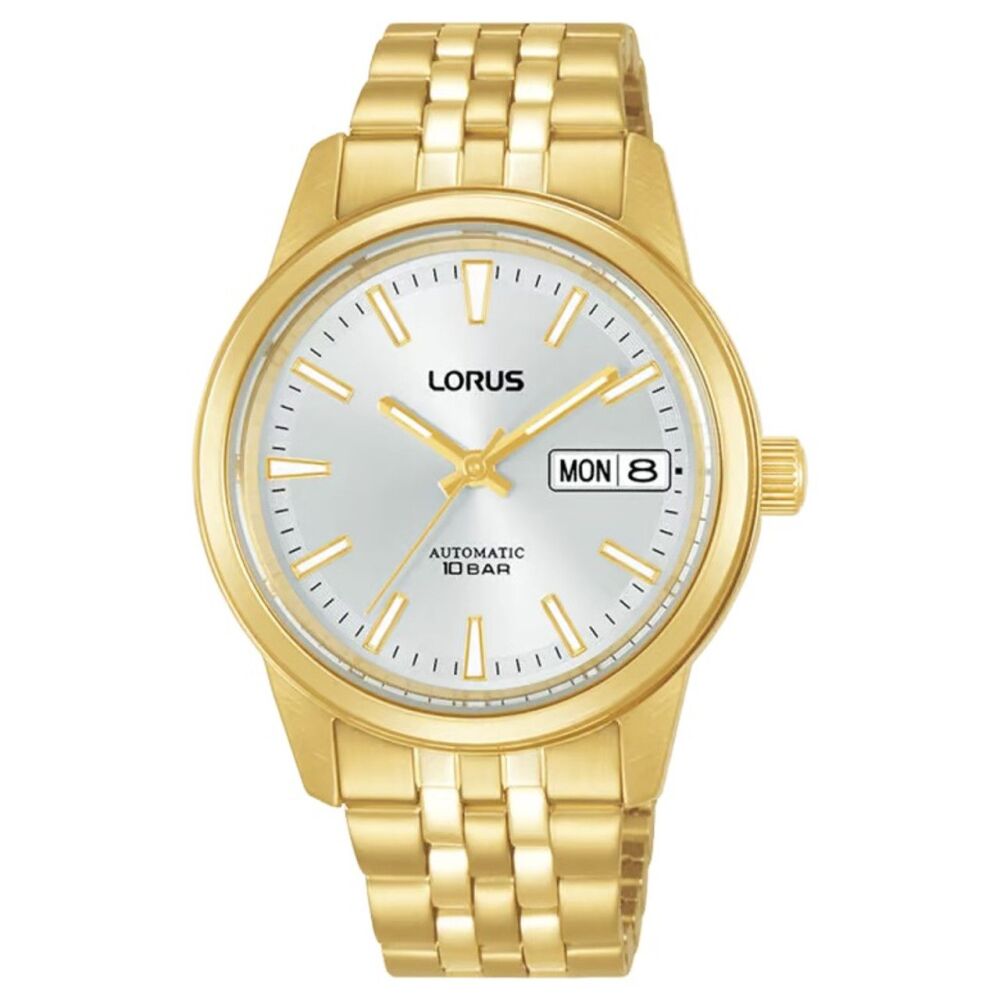 Lorus Silver & Gold Sunray Dial 36mm Automatic