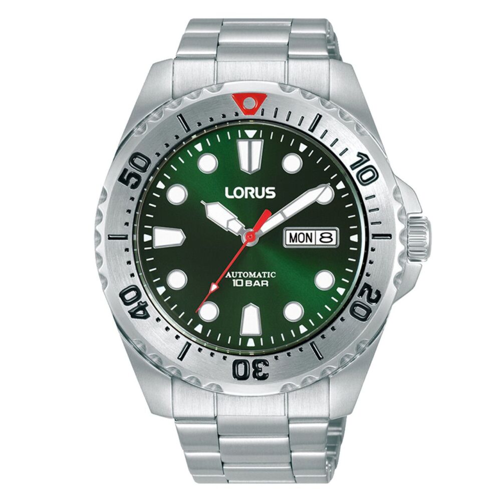 Lorus Automatic Green & Red ‘Power Sports’