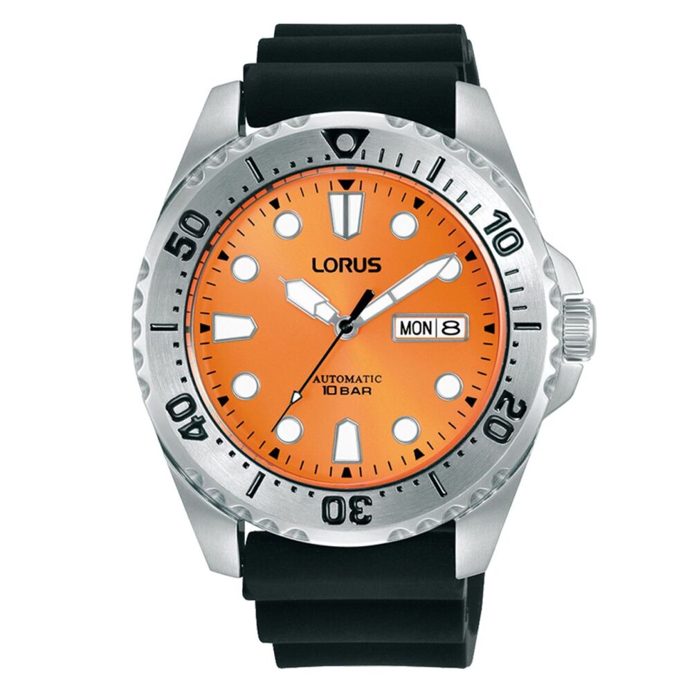 Lorus Automatic Orange Sunray ‘Power Sports’