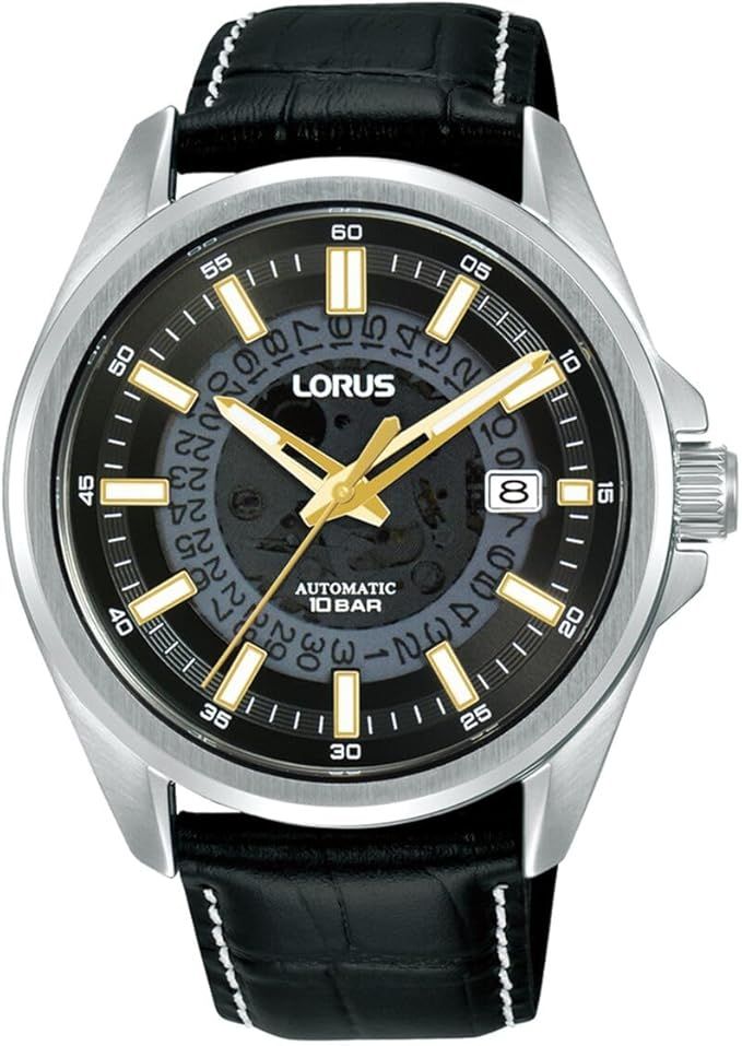 Lorus Automatic Black with Gold Hands