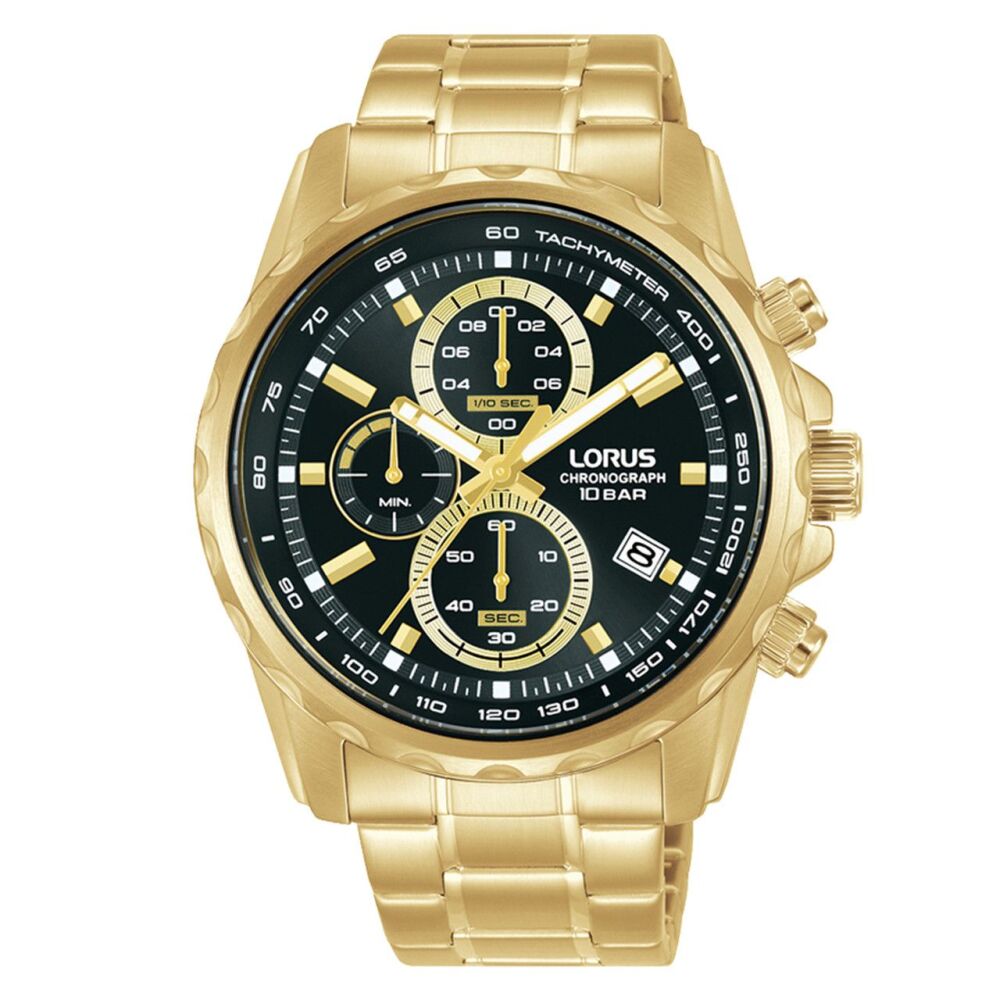 Lorus Chronograph – Black & Gold