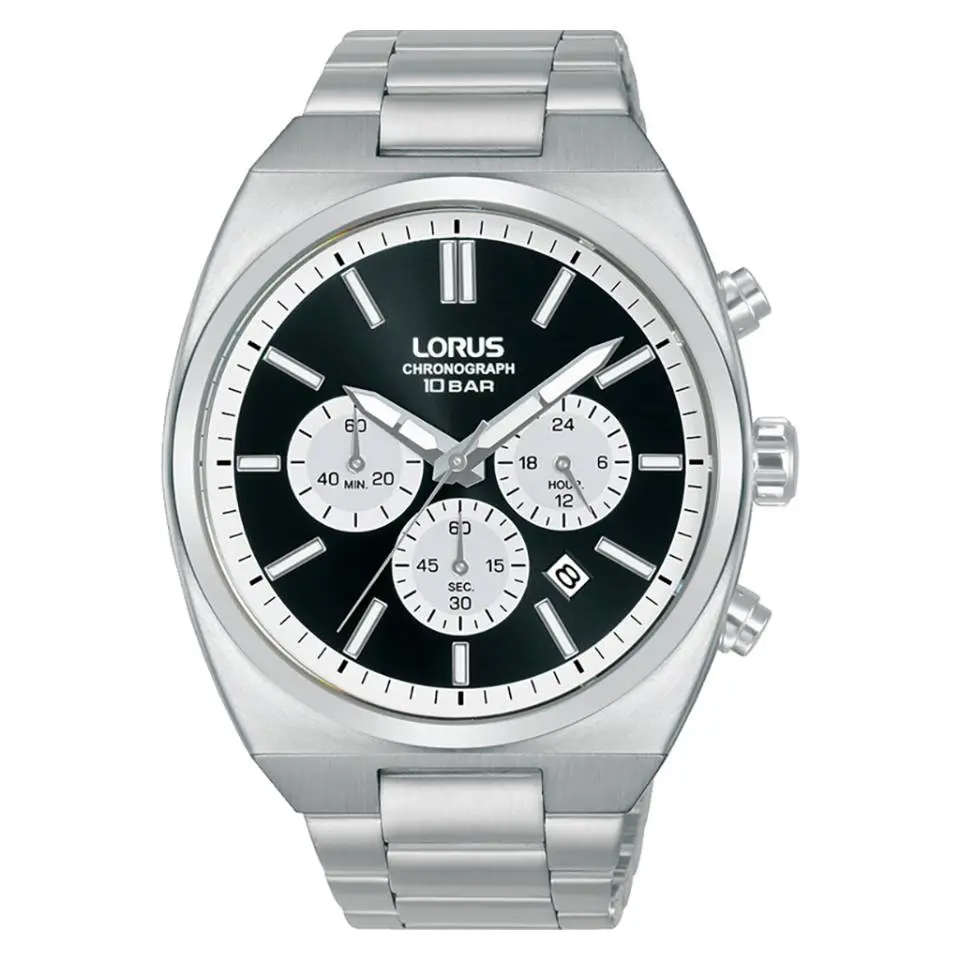 Lorus Chronograph Silverblack ‘Multisports’