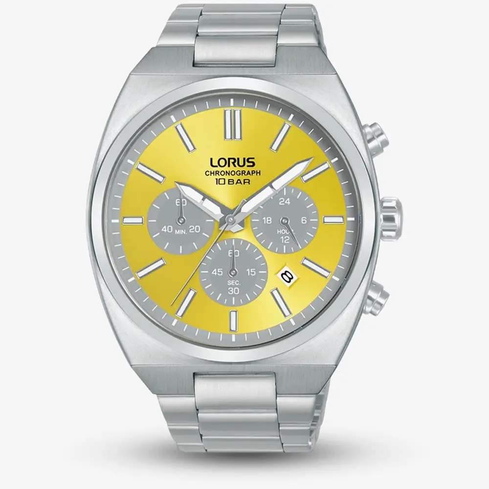 Lorus Chronograph Silveryellow ‘Multisports’