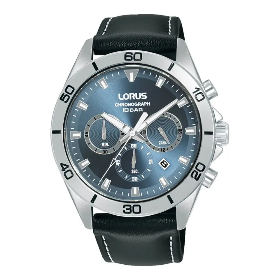 Lorus Chronograph Grey/Blue Sunray
