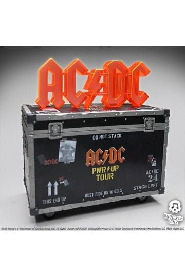 AC/DC Rock Ikonz On Tour Statue PWR UP Tour Road Case