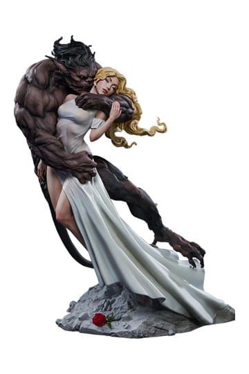 Original Artist Series Statue Beauty and the Beast by Maria Panfilova 46 cm