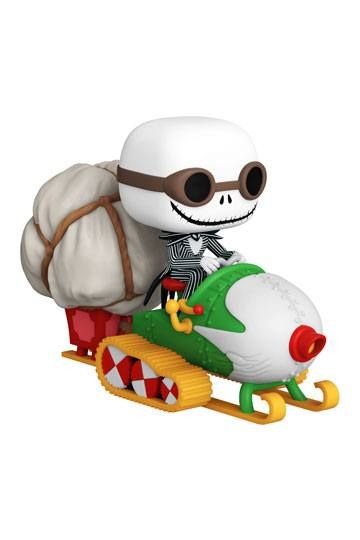Nightmare before Christmas POP! Rides Vinyl Figure Jack w/Goggles & Snowmobile 18 cm