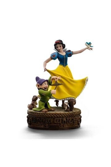Snow White and the Seven Dwarves Art Scale Statue 1/10 Snow White and Dopey 21 cm