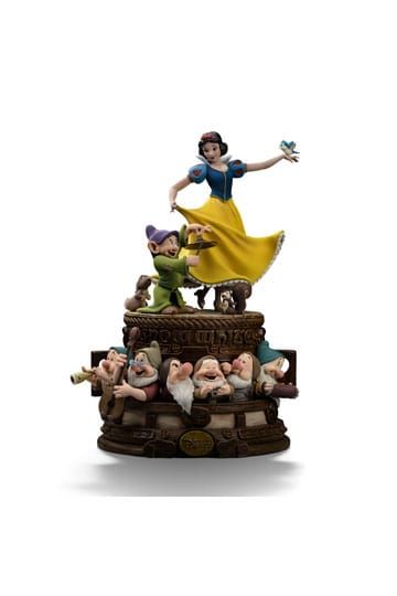 Snow White and the Seven Dwarves Art Scale Statue 1/10 Snow White and Dopey Deluxe Edition 21 cm