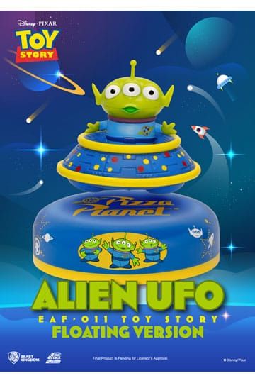 Toy Story Egg Attack Floating Model Alien UFO 6 cm
