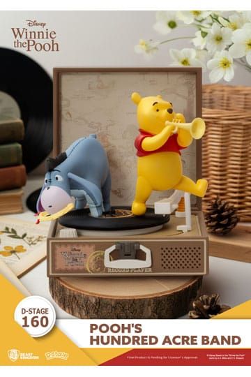 Winnie the Pooh Record Player Series PVC figure Pooh's Hundred Acre Band 12 cm
