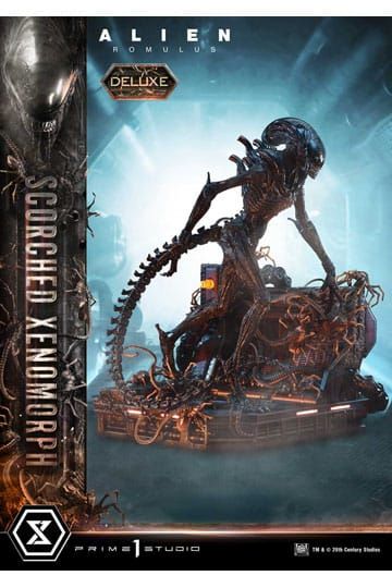 Alien: Romulus Museum Masterline XL Statue 1/3 Scorched Xenomorph Deluxe Version 98 cm