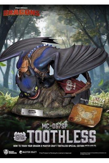How To Train Your Dragon 2 Master Craft Statue Toothless 38 cm